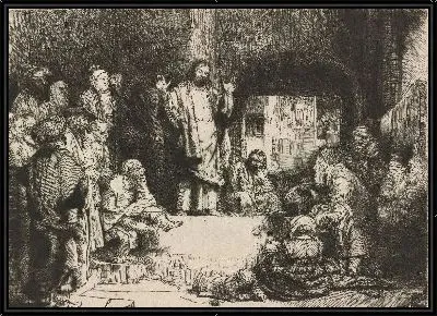 Картина Проповедь Христоса (1652)