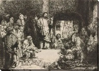 Картина Проповедь Христоса (1652)