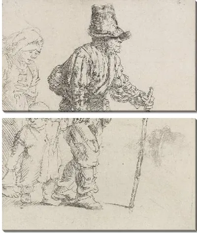 Картина Крестьянская семья (1652)