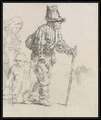 Картина Крестьянская семья (1652)