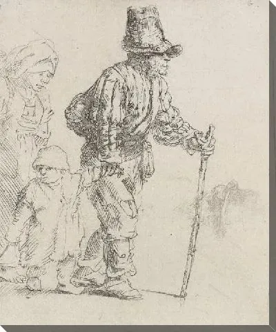 Картина Крестьянская семья (1652)