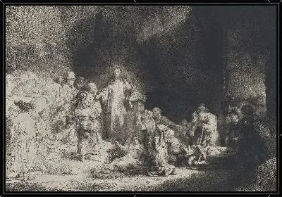 Картина Проповедь Христоса (1643)