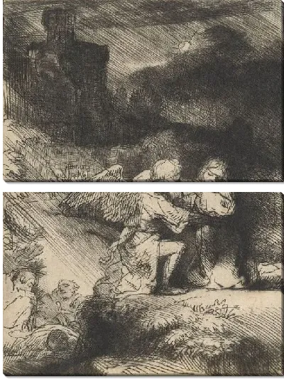 Картина Агония в саду (1657)