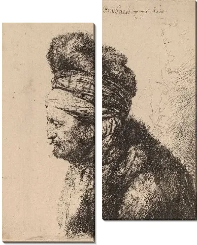 Картина Вторая восточная  голова (1635)