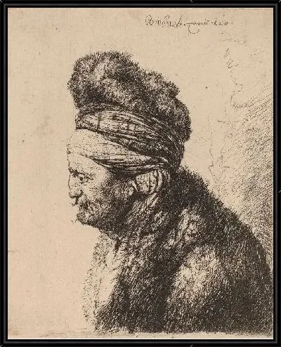 Картина Вторая восточная  голова (1635)