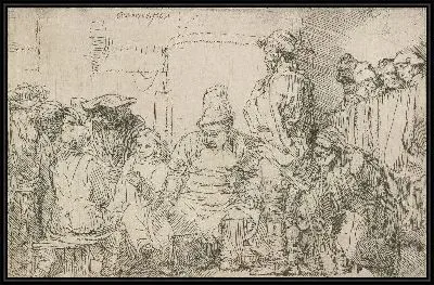 Картина Христос с врачами (1654)