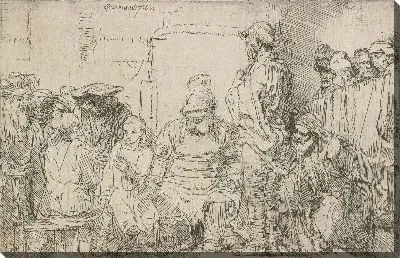 Картина Христос с врачами (1654)
