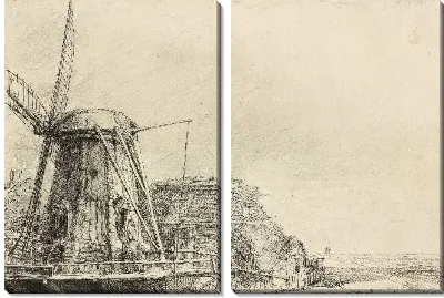 Картина Мельница (1641)