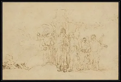 Картина Лот и его семья (1652/1655)