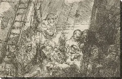 Картина Обрезание в конюшне (1654)