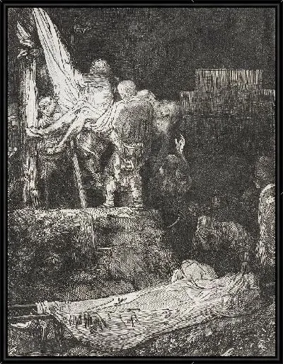 Картина Спуск с креста (1654)