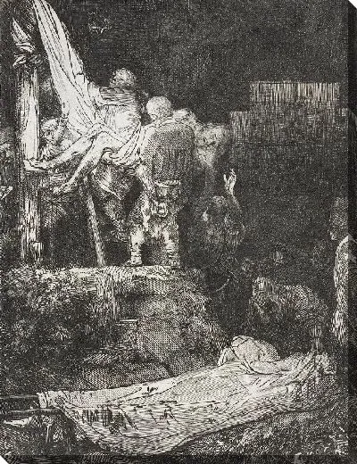 Картина Спуск с креста (1654)