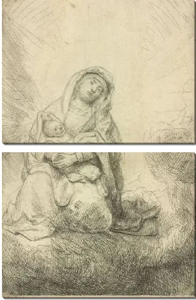 Картина Мадонна с младенцем (1641)