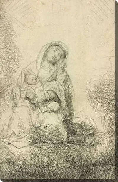 Картина Мадонна с младенцем (1641)