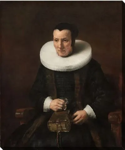 Картина Старая дама с книгой (1637)