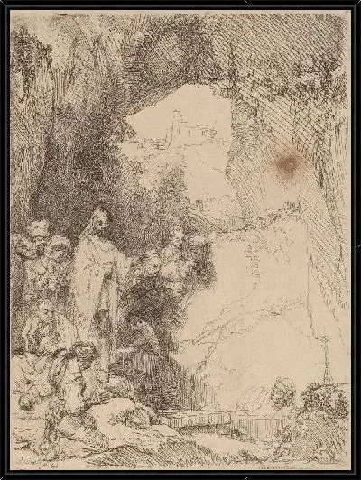Картина Воскрешение Лазаря (1642)