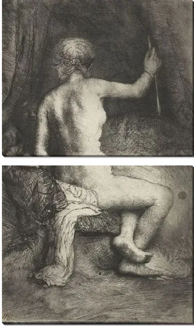 Картина Женщина со стрелой (1661)