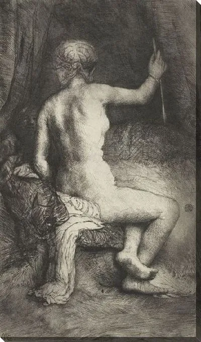 Картина Женщина со стрелой (1661)