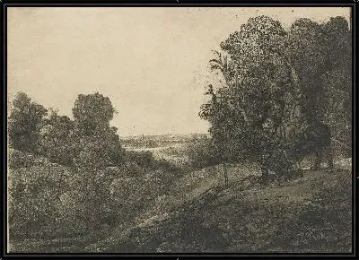 Картина Полет в Египет (1655)
