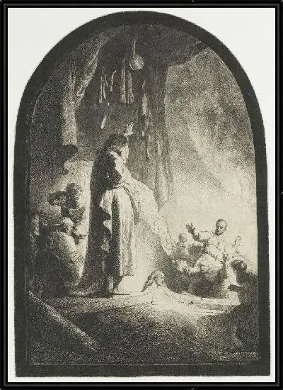 Картина Воскрешение Лазаря (1634)