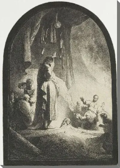 Картина Воскрешение Лазаря (1634)