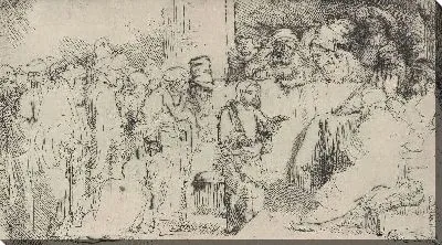Картина Христос с врачами (1654)