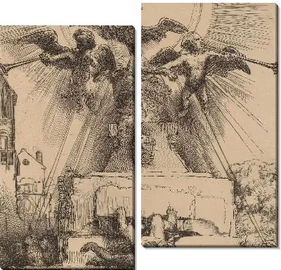 Картина Феникс или статуя (1658)