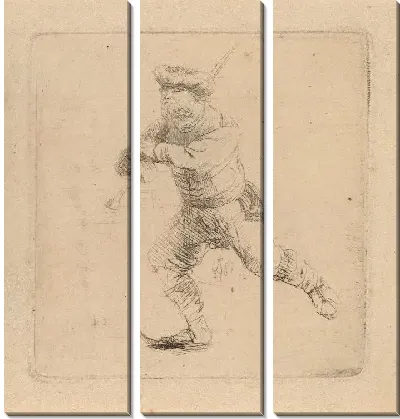 Картина Конькобежец (1639)