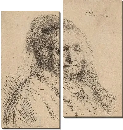 Картина Бюст старого мужчины (1631)