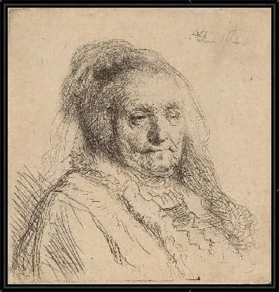 Картина Бюст старого мужчины (1631)