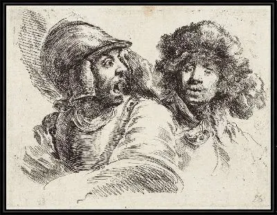 Картина Женщина, склоняющаяся над нижней дверью(1761)