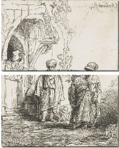 Картина Христос в беседе с Никодимом (1655)
