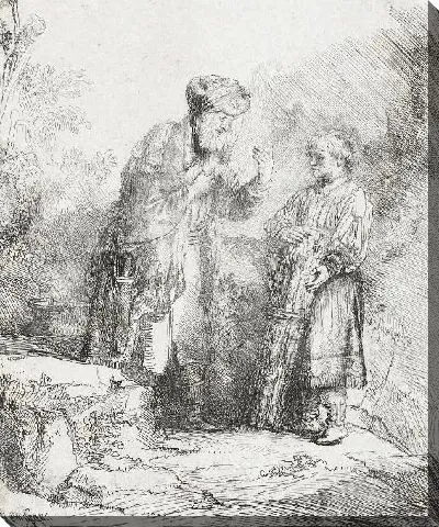 Картина Авраам и Исаак (1645)