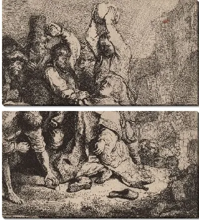 Картина Забрасывание камнями Святого Стефана (1635)