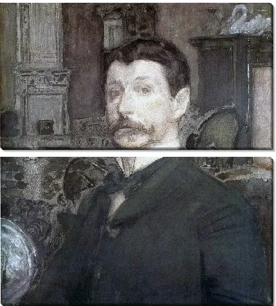 Картина Автопортрет с жемчужной раковиной