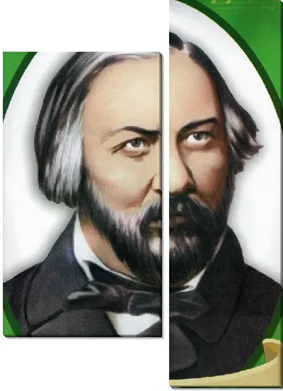 Модульная картина Глинка Михаил №2