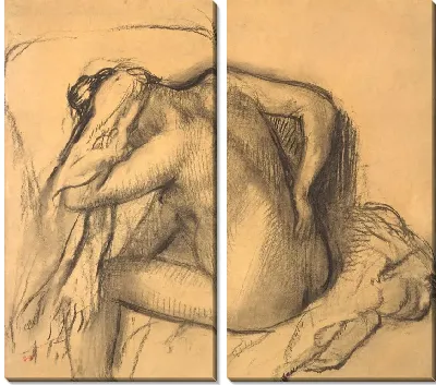 Картина После ванны (1895)