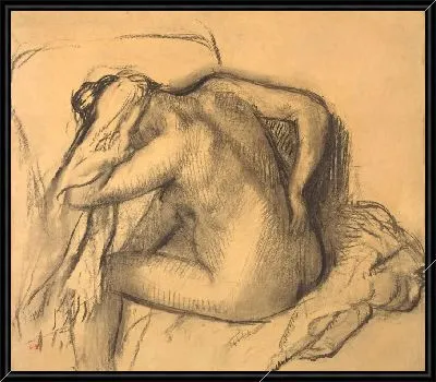 Картина После ванны (1895)