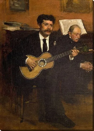 Картина Лоренцо Пеганс и Огюст де Га (1872)