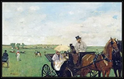 Коляска на скачках (1869)