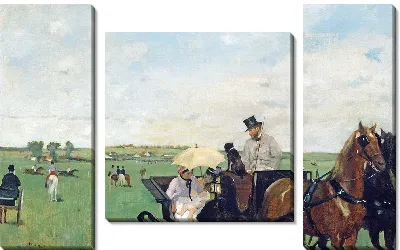 Коляска на скачках (1869)