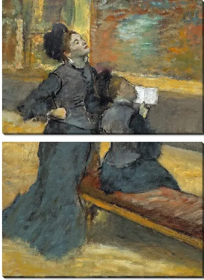 Картина Визит в музей (1880)