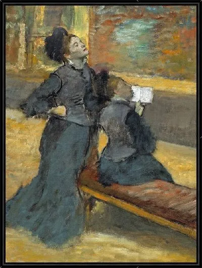 Картина Визит в музей (1880)