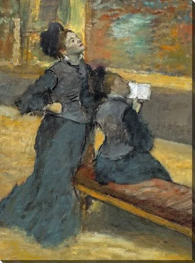 Картина Визит в музей (1880)