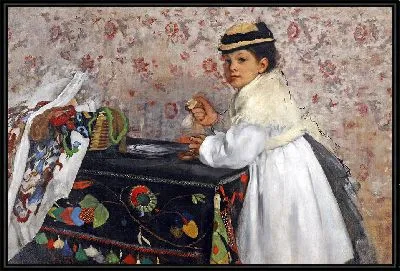 Картина Портрет Гортензии Вальпинкон (1871)