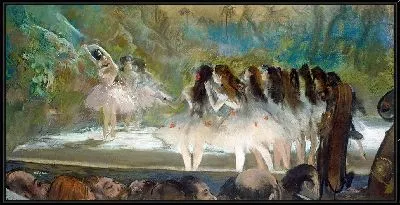 Картина Балет в парижской опере (1877)