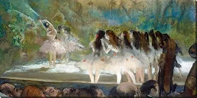 Картина Балет в парижской опере (1877)