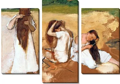 Картина Женщины причесываются (1875-1876)