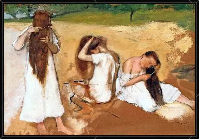 Картина Женщины причесываются (1875-1876)
