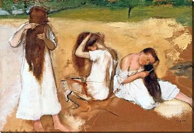 Картина Женщины причесываются (1875-1876)